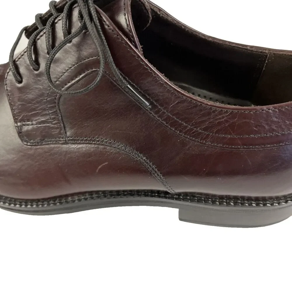 Mens Cole Haan City Cap Toe Oxford Dress Shoes Sz 9.5 M Brown